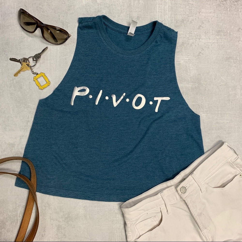 P•I•V•O•T teal tank